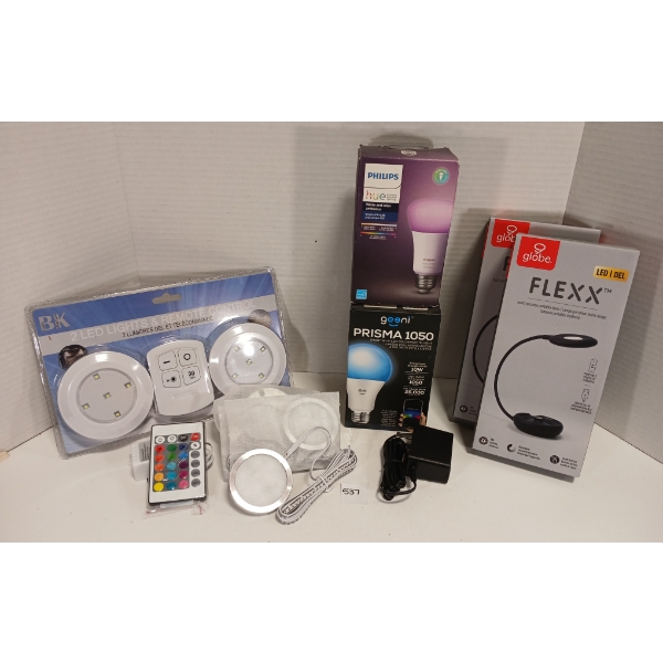 LOT OF 6 - LED LIGHT FIXTURES ( P22065771 )