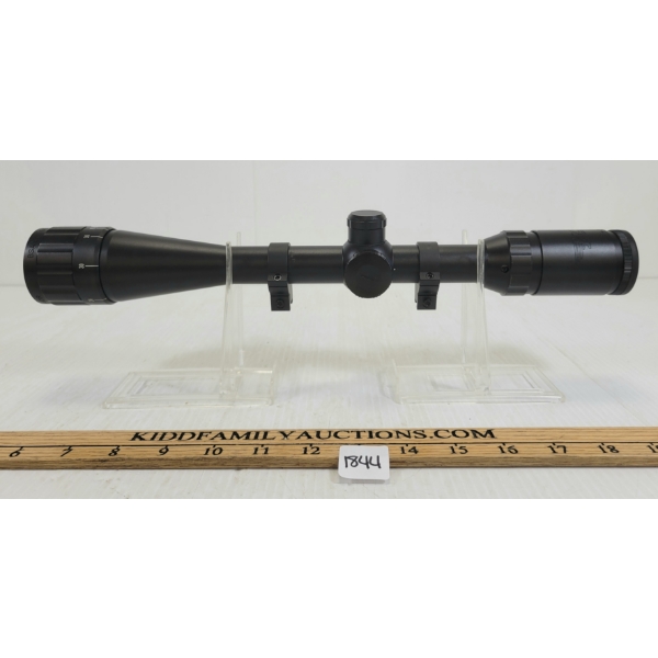 BSA 4-16 X 40 RIFLE SCOPE W/ RINGS