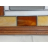 Image 2 : FRAMED MULTI-TONED STAINED GLASS MIRROR