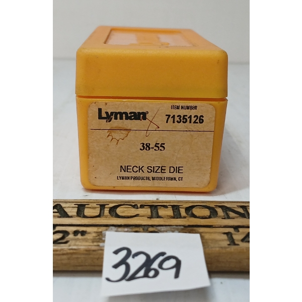 LYMAN .38-55CAL NECK SIZER DIE