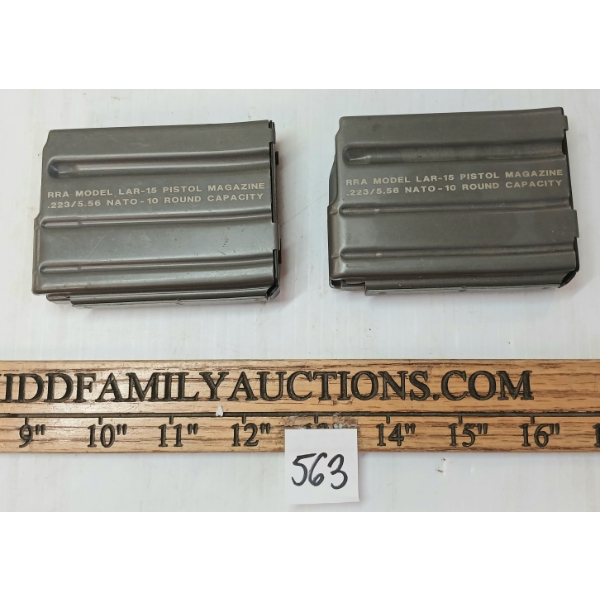 LOT OF 2 - RRA MODEL .223/5.56NATO MAGS - PAL REQ.