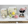Image 2 : LOT OF 3 - DEPARTMENT 56 & SNOWBUNNIES ACCESSORIES - INCL FLAMINGO MOTEL, GOOSE, & MUSHROOMS