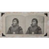 Image 2 : 1869-1874 COMANCHE, CHEYENNE & APACHE CHIEF STEREOSCOPES - FRAMED