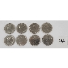 Image 2 : LOT OF 8 - CDN $1 COINS - INCL 1969 & 1976, ETC.