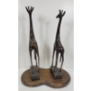 Image 4 : CARVED MASAI GIRAFFE FIGURES