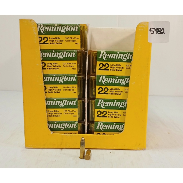 AMMO: 900X REMINGTON .22 LR - 40GR - SP