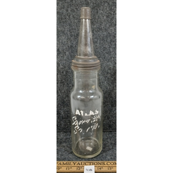 ATLAS QT MOTOR OIL BOTTLE