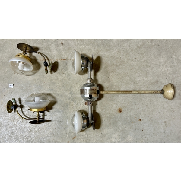 LOT OF 3 - PROPANE POWERED LIGHTING FIXTURES