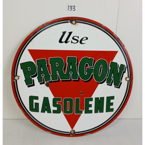 USE PARAGON GASOLINE SSP SIGN