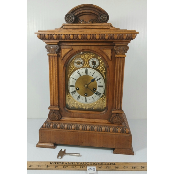 JUNGHANS MANTLE CLOCK W/ KEY
