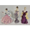 LOT OF 3 - ROYAL DOULTON FIGURINES - INCL LORETTA, HARMONY & REBECCA