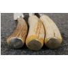 Image 5 : LOT OF 3 - SHEFFIELD HUNTING KNIVES - ANTLER HANDLE