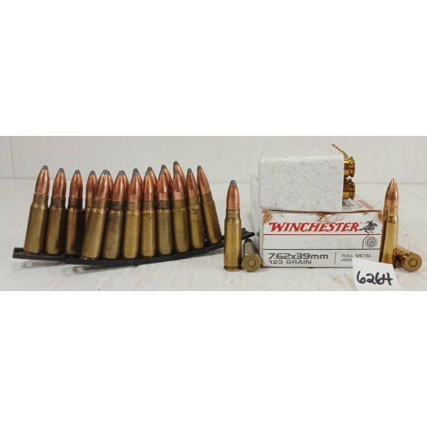 AMMO: 40X WINCHESTER/S&B 7.62 X 39MM - 123GR