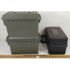 Image 2 : LOT OF 3 - PLASTIC AMMO CANS