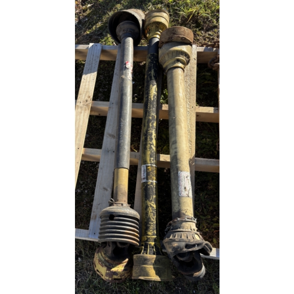 LOT OF 3 - PTO SHAFTS