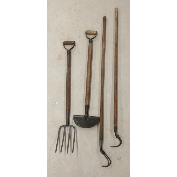 LOT OF 4 - VINTAGE GARDENING TOOLS