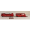 Image 2 : LOT OF 2 - DINKY TOYS DIECAST CAR CARRIER & TRAILER