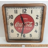 Image 1 : DRINK COCA-COLA GLASS WALL CLOCK