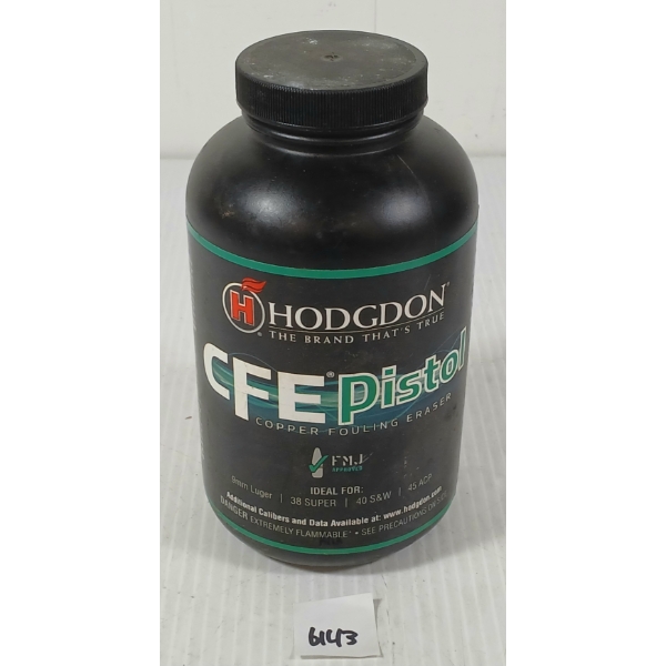 POWDER: HODGDON CFE PISTOL POWDER - 1LB 