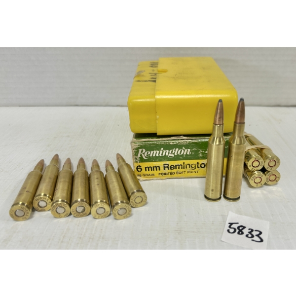 AMMO: 53X 6MM REM - RELOADS 