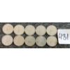 Image 2 : LOT OF 10 - 1968 CDN 10 CENT COINS