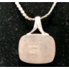 Image 3 : TURQUOISE & STERLING SILVER PENDANT NECKLACE