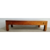 Image 2 : ASIAN MOTIF COFFEE TABLE - LATTRICE PATTERN - PINE