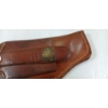 Image 2 : LOT OF 5 - LEATHER HANDGUN HOLSTERS & ACCESSORY - BUCHEIMER, BRAVER BROS., HUNTER, ETC