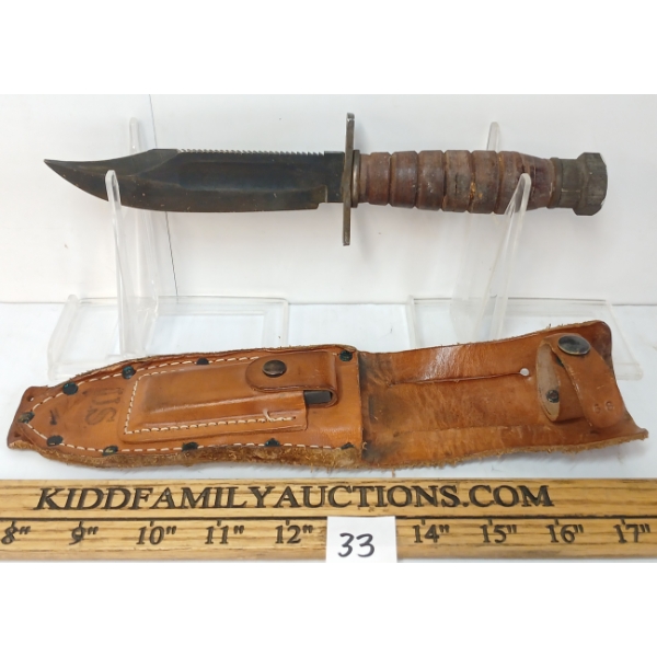 1968 U.S. AIR FORCE SURVIVAL KNIFE W/ SHEATH