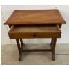 Image 2 : OAK TRESTLE BASE SIDE TABLE 