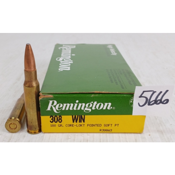 AMMO: 10X REMINGTON .308WIN - 180GR