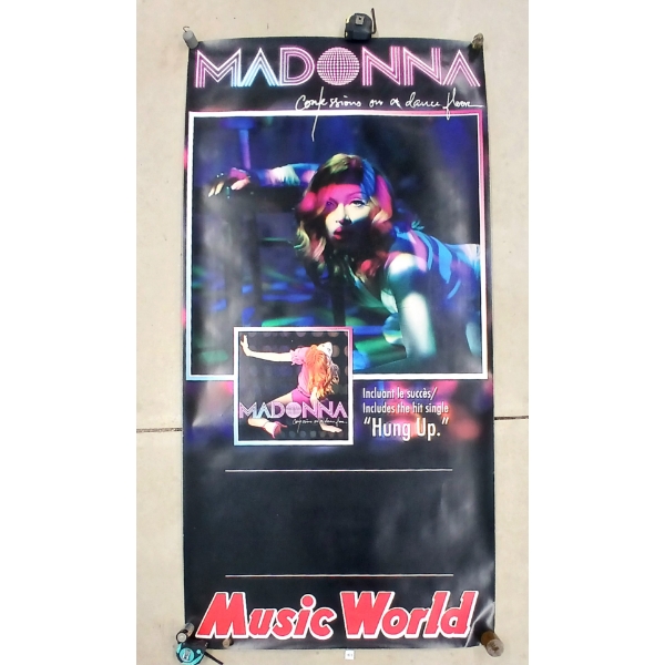 MUSIC WORLD MADONNA "CONFESSIONS ON A DANCE FLOOR" ALBUM POSTER