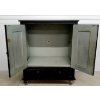 Image 2 : ENTERTAINMENT CABINET - BLACK PAINTED WOOD