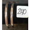 Image 1 : LOT OF 2 - STERLING SILVER BANGLES