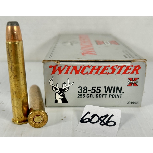 AMMO: 20X WINCHESTER .38-55 WIN - 255 GR SP