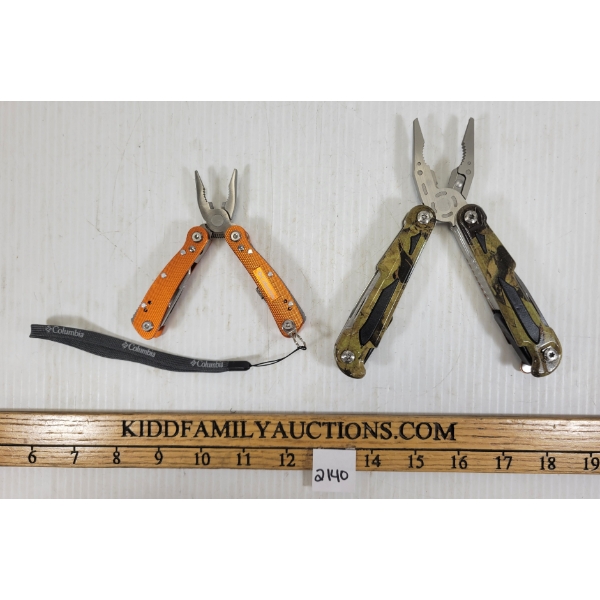 LOT OF 2 - MULTI-TOOLS - INCL COLUMBIA