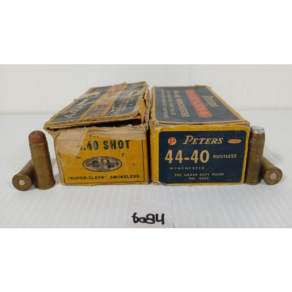 AMMO: 60X CIL & PETERS .44-40 WIN & SHOT - 200GR - SP