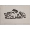 Image 2 : "AN UMIAK SEARCHING FOR A STRANDED HUNTER" BY LEVI QUMALUK - STONECUT STENCIL