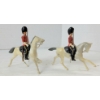 Image 3 : LOT OF 2 - BRITAINS SOLDIERS LEAD FIGURES - NO. 8 4TH QUEENS OWN HUSSARS & 30 DRUMS & BUGLES