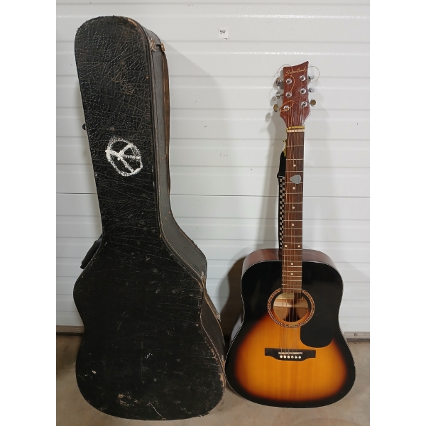 BEAVER CREEK ACOUSTIC GUITAR - W/ HARD CASE ( P20121799 )