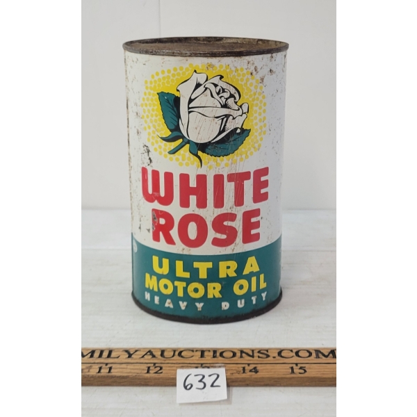 WHITE ROSE ULTRA HD MOTOR OIL QT CAN