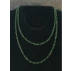Image 5 : LOT OF 2 - AMBER & EMERALD TONE BEADED NECKLACES