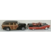 Image 3 : LOT OF 2 - MAISTO DIECAST 1948 CHEVROLET FLEETMASTER & AMERICAN MUSCLE 1956 SUNLINER MODELS