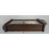Image 4 : UNKNOWN DARK WOOD WALL CLOCK