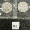 Image 1 :  LOT OF 2 - 1963 CDN SILVER DOLLARS - VOYAGEUR 