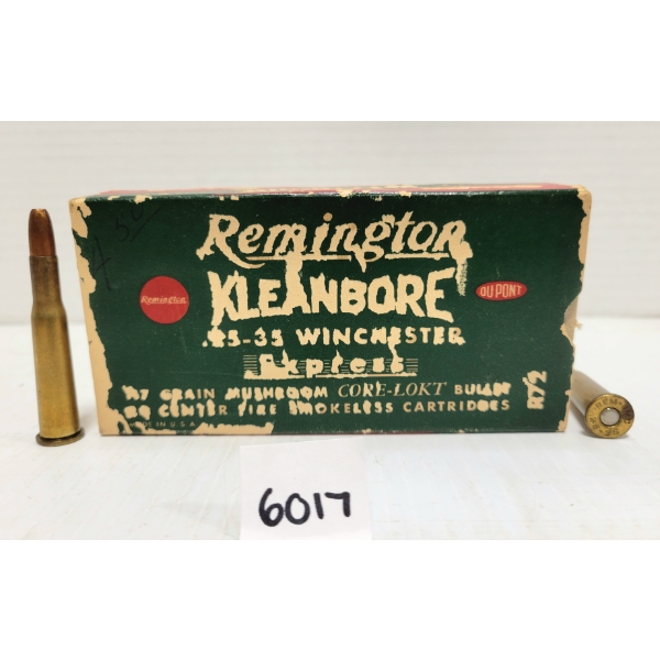 AMMO: 20X REMINGTON .23-35 WIN 117 GR MUSHROOM