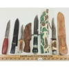 Image 2 : LOT OF 4 - HUNTING KNIVES W/ SHEATHS - INCL KI 