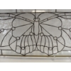 Image 3 : BUTTERFLY MOTIF STAINED GLASS WINDOW HANGING