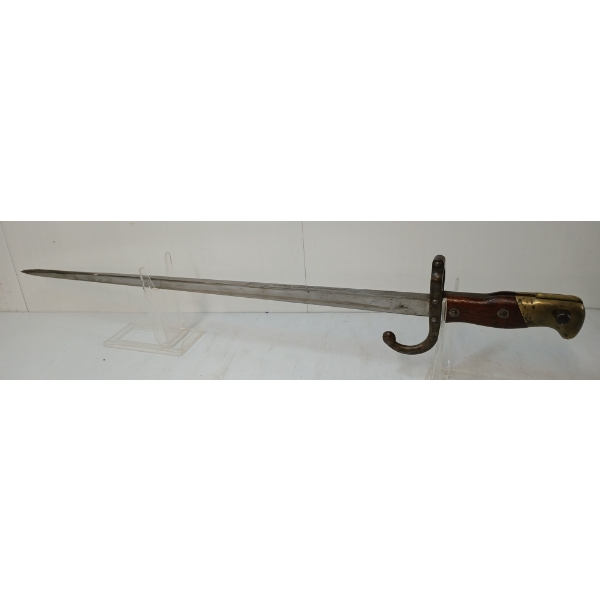 FRENCH MODEL 1874 "GRAS" SWORD BAYONET W/ SCABBARD
