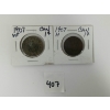 LOT OF 2 - 1907 CDN LARGE PENNIES